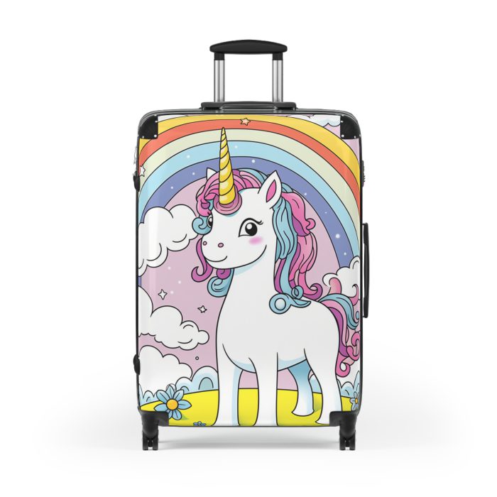 Cute Unicorn Suitcase - A magical and functional travel companion for whimsical adventures.