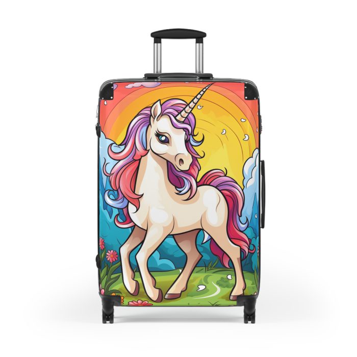 Cute Unicorn Suitcase - A magical and functional travel companion for whimsical adventures.