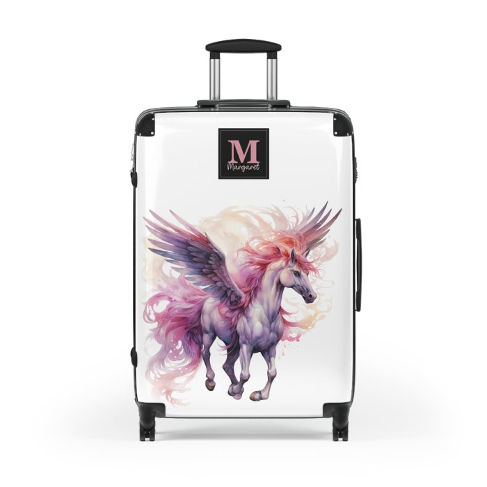 Custom Whimsical Unicorn Suitcase - Your personalized portal to whimsy and magic.