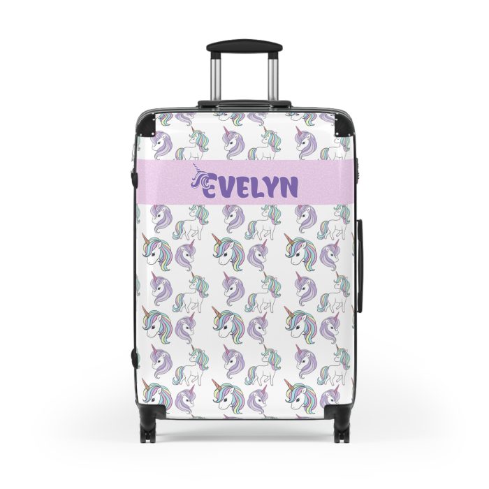 Custom Unicorn Suitcase: Tailored Magic for Your Journeys