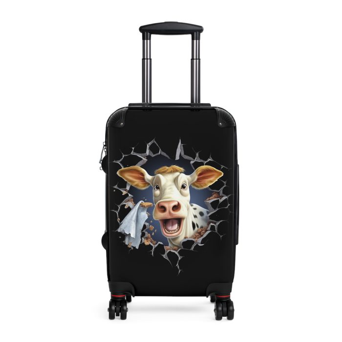 Highland Cow Suitcase - A stylish luggage featuring a charming cow design, perfect for travelers who want to bring a touch of whimsy to their journeys.