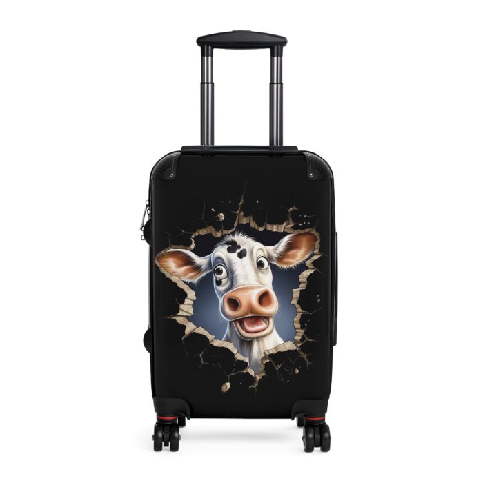 Highland Cow Suitcase - A stylish luggage featuring a charming cow design, perfect for travelers who want to bring a touch of whimsy to their journeys.