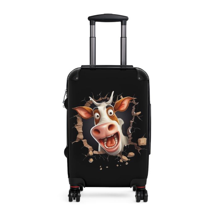 Highland Cow Suitcase - A stylish luggage featuring a charming cow design, perfect for travelers who want to bring a touch of whimsy to their journeys.