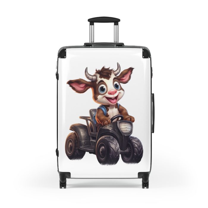 Highland Cow Suitcase - A stylish luggage featuring a charming cow design, perfect for travelers who want to bring a touch of whimsy to their journeys.