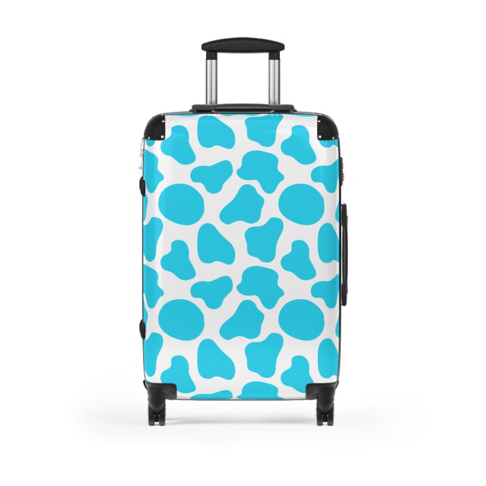 Cow Print Suitcase - A stylish luggage featuring a chic cow print design, perfect for travelers who want to add a touch of luxury to their journeys.