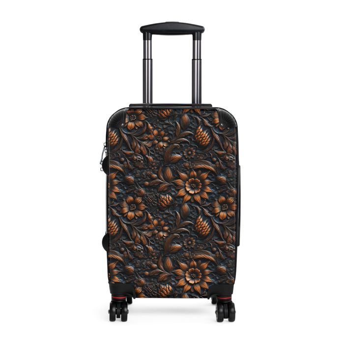 Western Floral Suitcase - A stylish and durable travel essential featuring a captivating western floral design for the modern traveler.