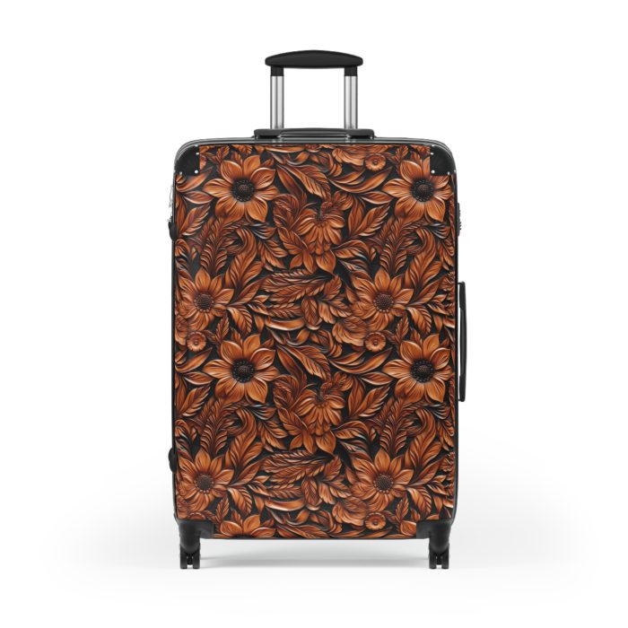 Western Floral Suitcase - A stylish and durable travel essential featuring a captivating western floral design for the modern traveler.