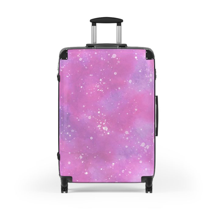 Watercolor Suitcase - A travel companion adorned with captivating watercolor patterns, adding an artistic flair to your adventures.