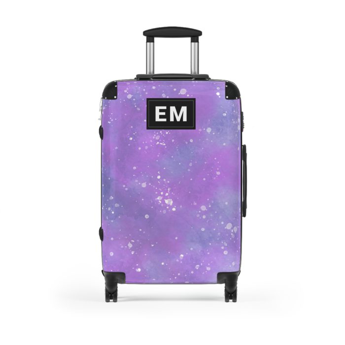 Watercolor Custom Suitcase - A bespoke travel companion featuring custom watercolor designs, reflecting your individuality on every adventure.