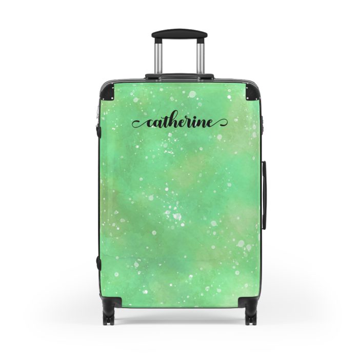 Watercolor Custom Suitcase - A bespoke travel companion featuring custom watercolor designs, reflecting your individuality on every adventure.