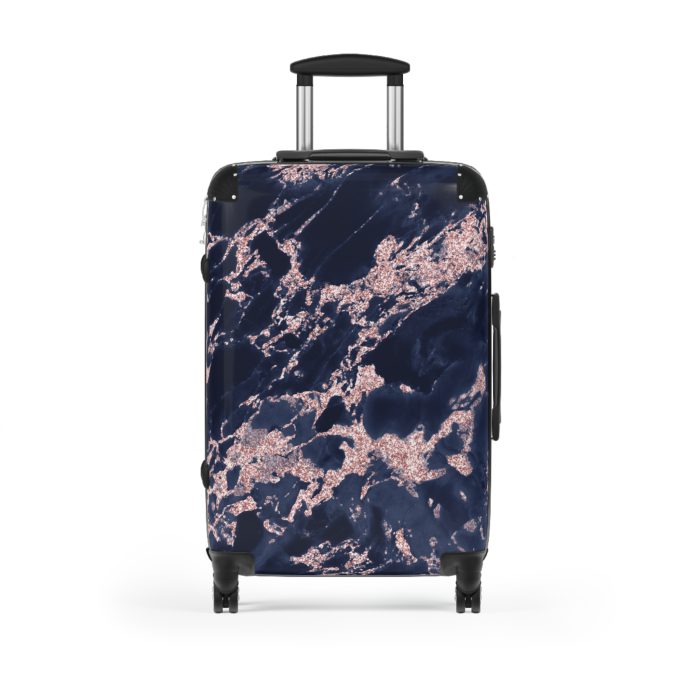 Marble Suitcase - A stylish suitcase featuring an elegant marble design, perfect for travelers who want to add a touch of timeless luxury to their luggage.