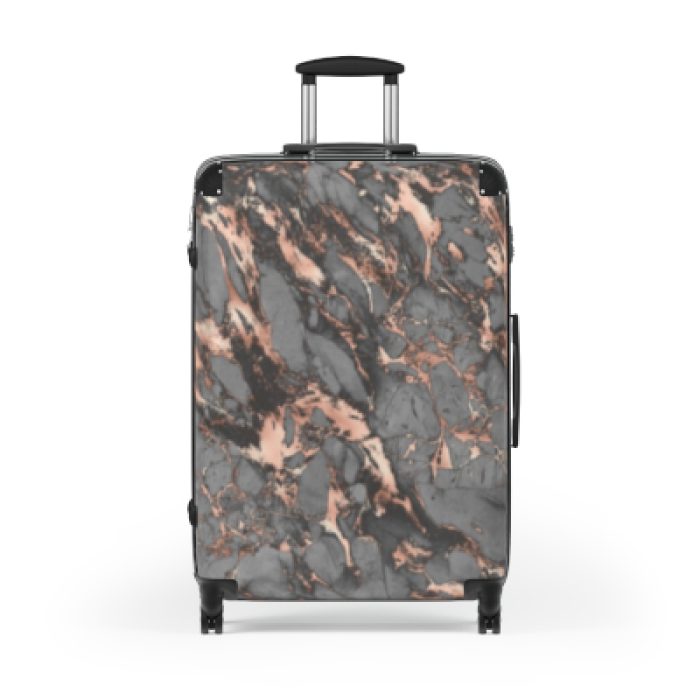 Marble Suitcase - A stylish suitcase featuring an elegant marble design, perfect for travelers who want to add a touch of timeless luxury to their luggage.