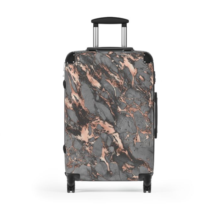 Marble Suitcase - A stylish suitcase featuring an elegant marble design, perfect for travelers who want to add a touch of timeless luxury to their luggage.