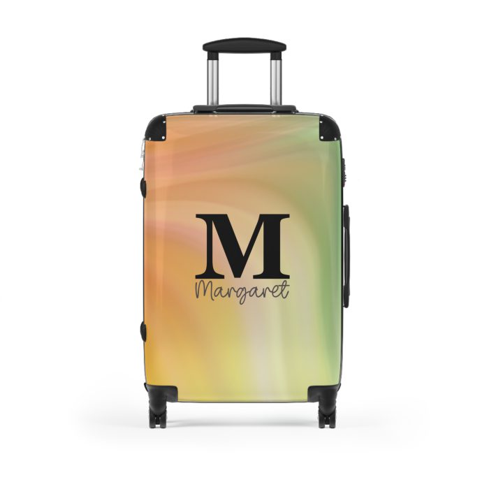 Custom Marble Suitcase - A personalized suitcase adorned with an elegant marble-themed design, perfect for travelers who want to add a touch of luxury to their luggage.