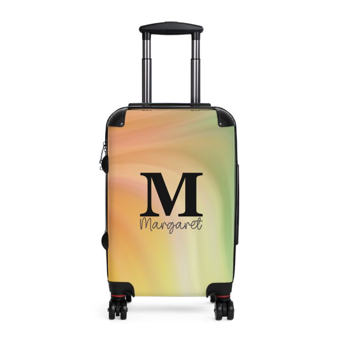 Custom Marble Suitcase - A personalized suitcase adorned with an elegant marble-themed design, perfect for travelers who want to add a touch of luxury to their luggage.