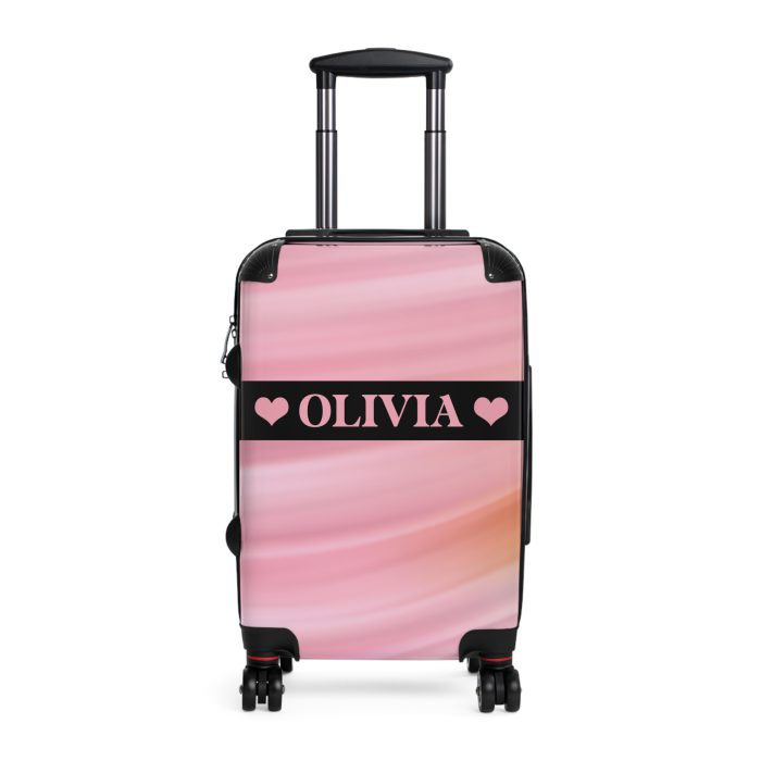 Custom Marble Suitcase - A personalized suitcase adorned with an elegant marble-themed design, perfect for travelers who want to add a touch of luxury to their luggage.