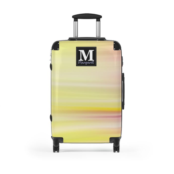 Custom Marble Suitcase - A personalized suitcase adorned with an elegant marble-themed design, perfect for travelers who want to add a touch of luxury to their luggage.