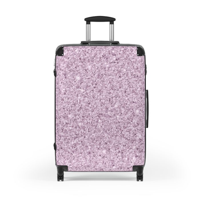 Glitter Suitcase - A glamorous travel essential that sparkles with style.