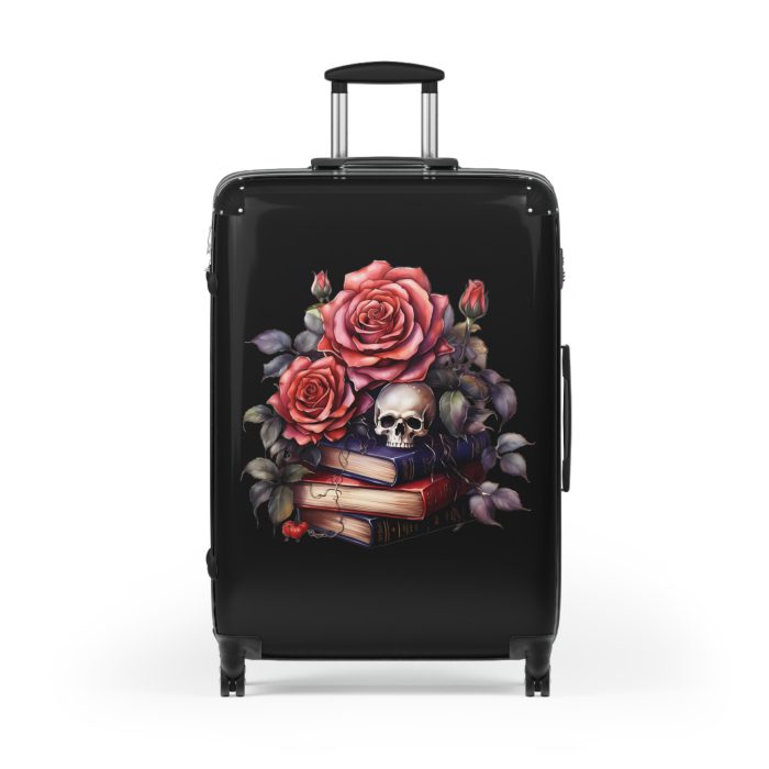 Gothic Suitcase - Elegantly dark travel luggage, perfect for Gothic enthusiasts and style connoisseurs.