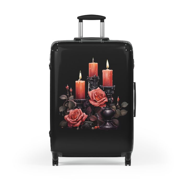 Gothic Suitcase - Elegantly dark travel luggage, perfect for Gothic enthusiasts and style connoisseurs.