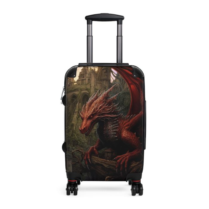 Dragon Suitcase - Kids' luggage featuring a thrilling dragon design, perfect for young adventurers.