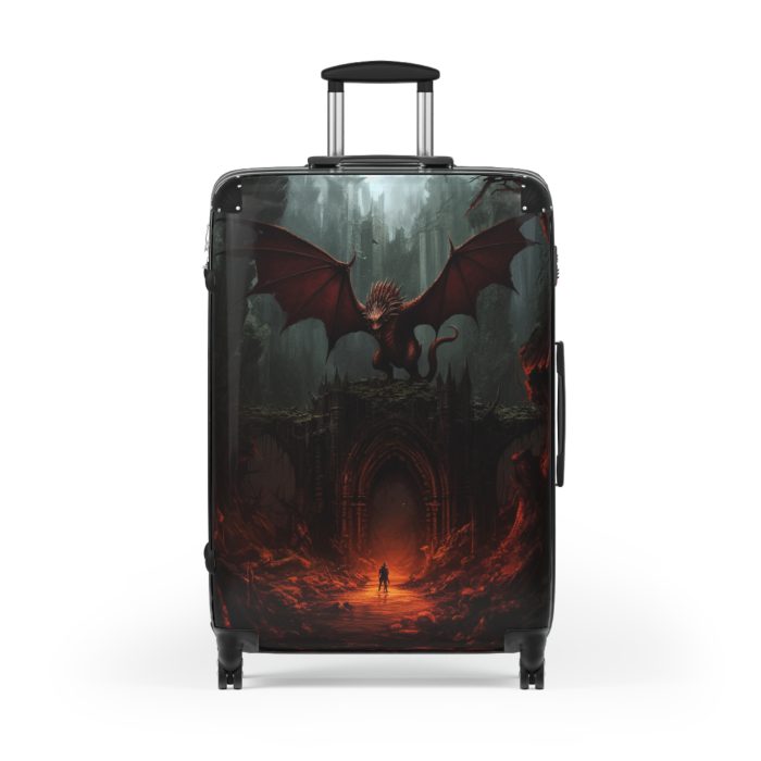 Dragon Suitcase - Kids' luggage featuring a thrilling dragon design, perfect for young adventurers.