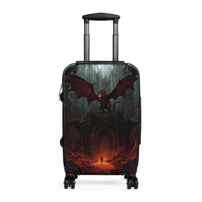 Dragon Suitcase - Kids' luggage featuring a thrilling dragon design, perfect for young adventurers.