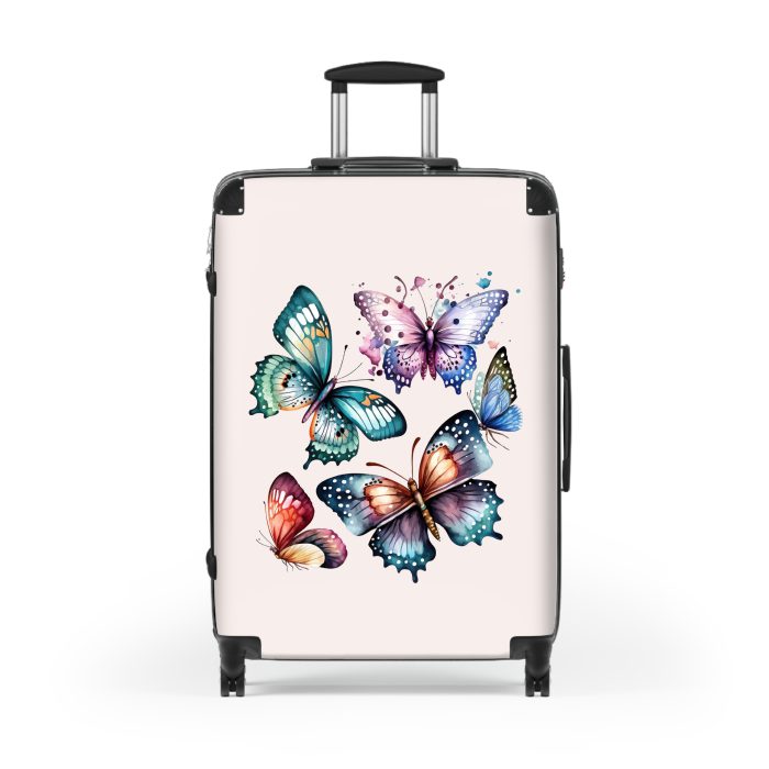 Butterfly suitcase, a durable and stylish travel companion. Crafted with butterfly designs, it's perfect for nature enthusiasts on the go.