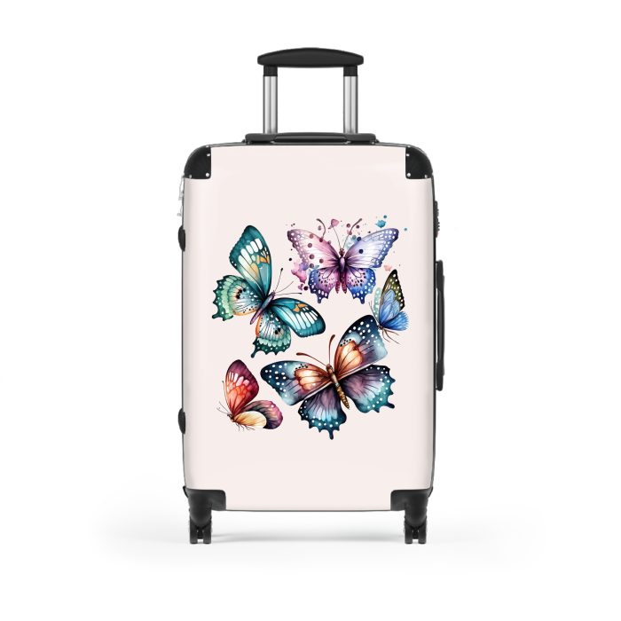 Butterfly suitcase, a durable and stylish travel companion. Crafted with butterfly designs, it's perfect for nature enthusiasts on the go.