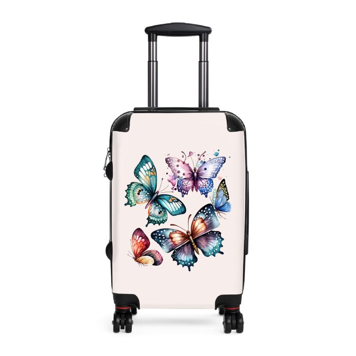 Butterfly suitcase, a durable and stylish travel companion. Crafted with butterfly designs, it's perfect for nature enthusiasts on the go.