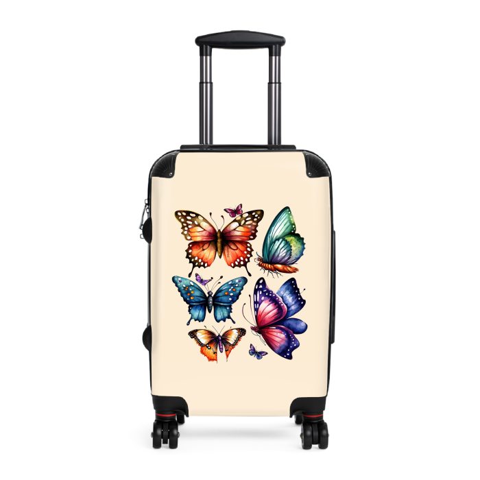 Butterfly suitcase, a durable and stylish travel companion. Crafted with butterfly designs, it's perfect for nature enthusiasts on the go.