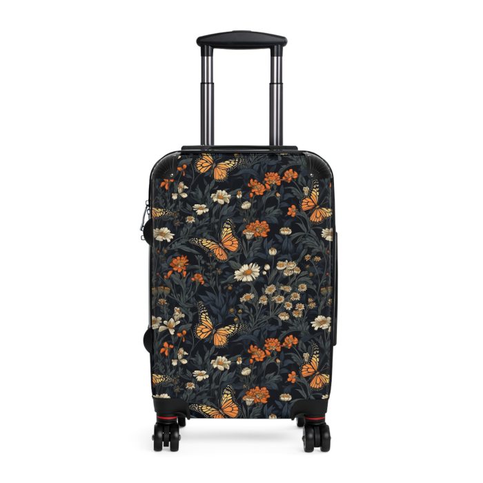 Cottagecore Butterfly Suitcase - A whimsical travel companion featuring vintage-inspired butterfly motifs, adding charm to your every adventure.