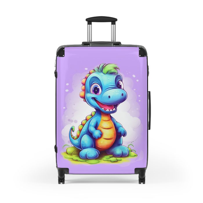 Adorable cute dinosaur suitcase, a lovable and enduring travel companion for little explorers. Crafted with charming dinosaur designs, it makes every journey dino-mite.