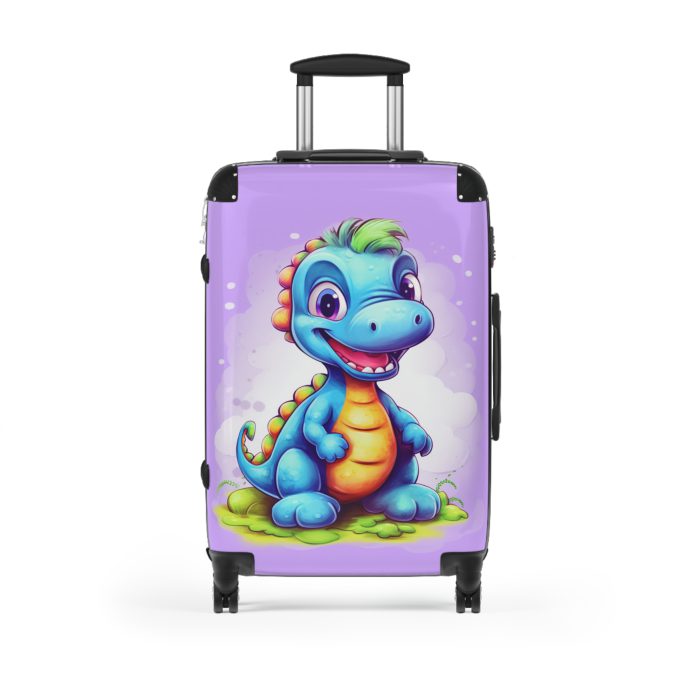 Adorable cute dinosaur suitcase, a lovable and enduring travel companion for little explorers. Crafted with charming dinosaur designs, it makes every journey dino-mite.