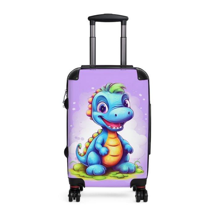 Adorable cute dinosaur suitcase, a lovable and enduring travel companion for little explorers. Crafted with charming dinosaur designs, it makes every journey dino-mite.