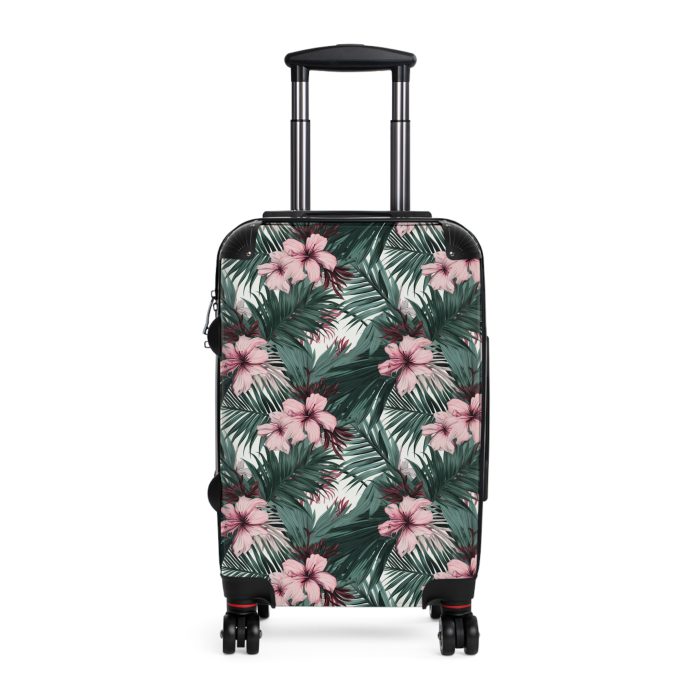 Tropical Floral Suitcase - Your vibrant travel companion for exploring tropical paradises and dream destinations.