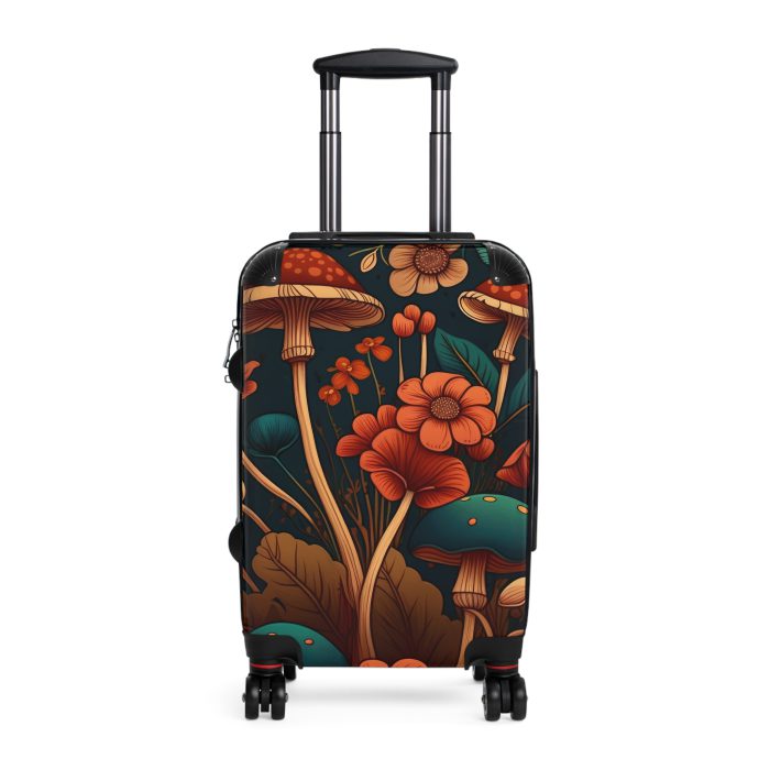 Botanical Suitcase - A stylish suitcase featuring an elegant botanical design, perfect for travelers who want to embrace the beauty of nature in their luggage.