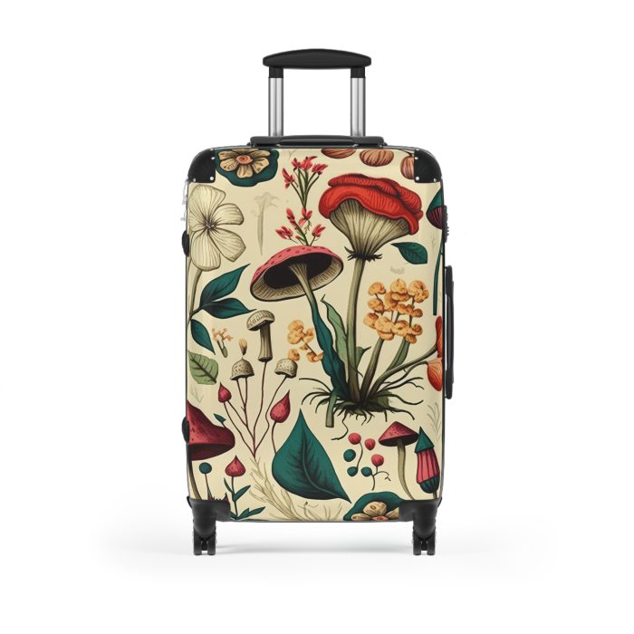 Botanical Suitcase - A stylish suitcase featuring an elegant botanical design, perfect for travelers who want to embrace the beauty of nature in their luggage.