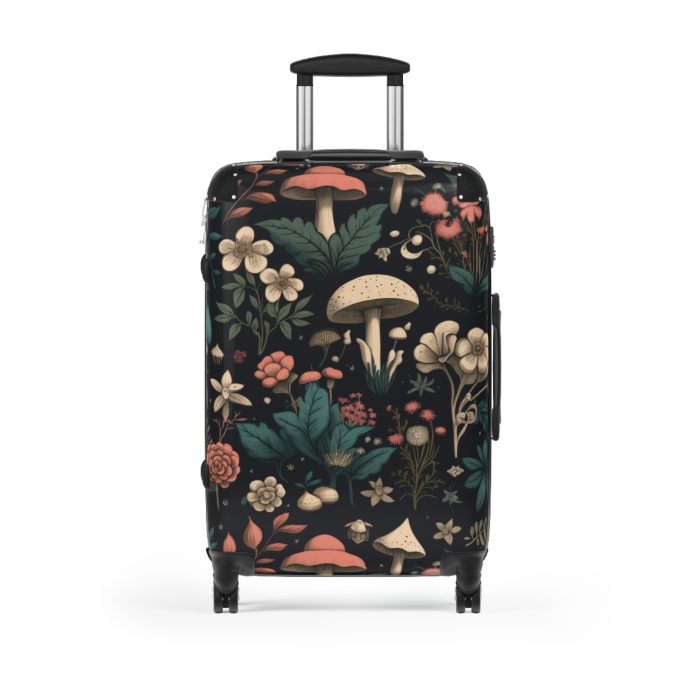 Botanical Suitcase - A stylish suitcase featuring an elegant botanical design, perfect for travelers who want to embrace the beauty of nature in their luggage.