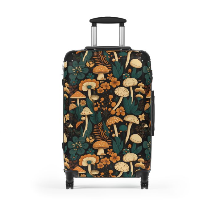 Botanical Suitcase - A stylish suitcase featuring an elegant botanical design, perfect for travelers who want to embrace the beauty of nature in their luggage.