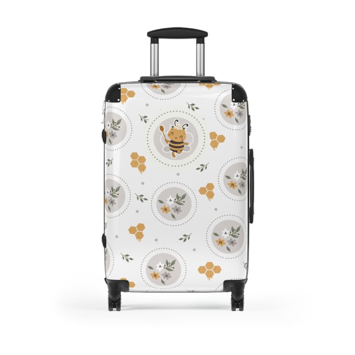 Bee Suitcase - A charming suitcase adorned with bee designs, perfect for travelers who love all things bee-themed.