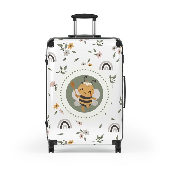 Bee Suitcase - A charming suitcase adorned with bee designs, perfect for travelers who love all things bee-themed.