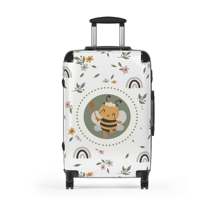 Bee Suitcase - A charming suitcase adorned with bee designs, perfect for travelers who love all things bee-themed.