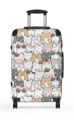 Kawaii Suitcase - A charming suitcase adorned with cute and adorable designs, perfect for travelers who love all things kawaii.