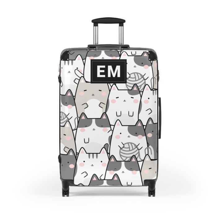 Custom Kawaii Suitcase - A charming personalized suitcase adorned with a cute and adorable design, perfect for travelers who love all things kawaii.