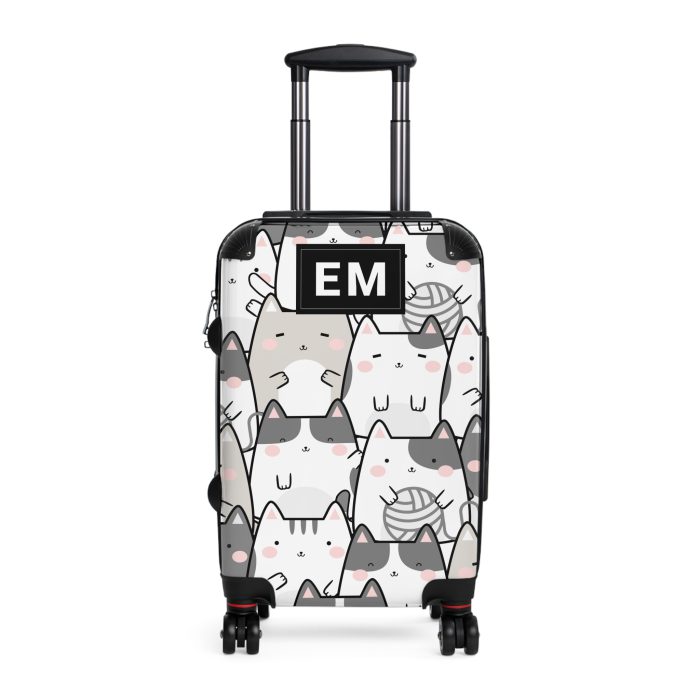 Custom Kawaii Suitcase - A charming personalized suitcase adorned with a cute and adorable design, perfect for travelers who love all things kawaii.