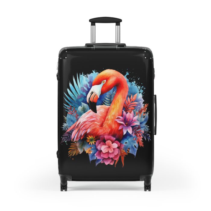 Flamingo Suitcase - Stylish Flamingo Themed Luggage with Vibrant Design