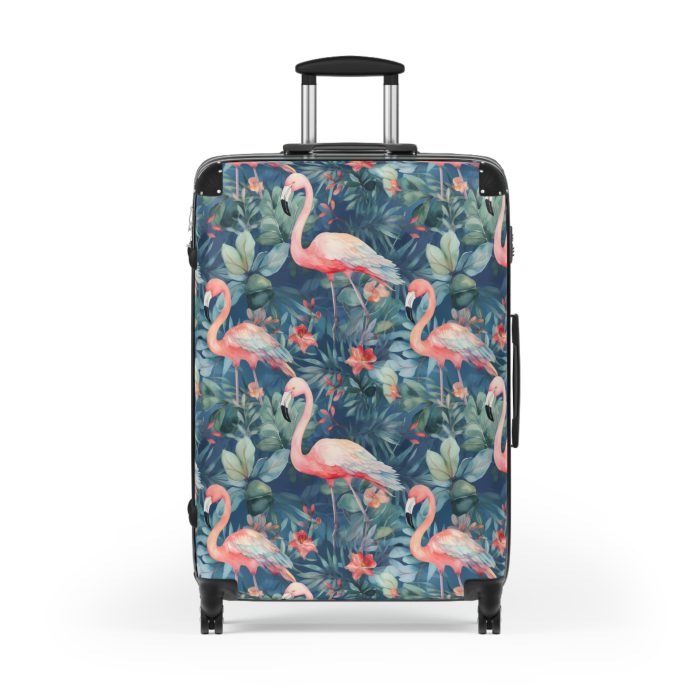 Flamingo Suitcase - A vibrant and stylish travel companion designed for the modern wanderer.