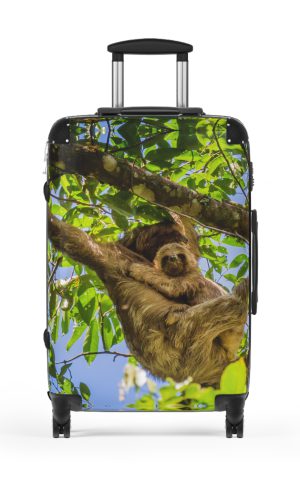 Sloth Suitcase - Adorable Sloth-Themed Luggage for Relaxing Travel