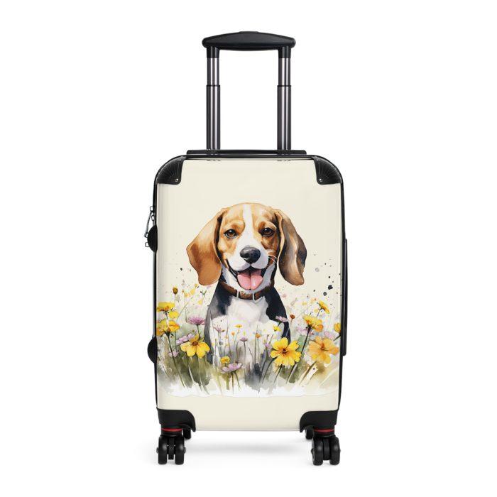 Stylish Beagle suitcase, a durable and charming travel companion. Crafted with Beagle designs, it's the perfect luggage for Beagle enthusiasts on the go.